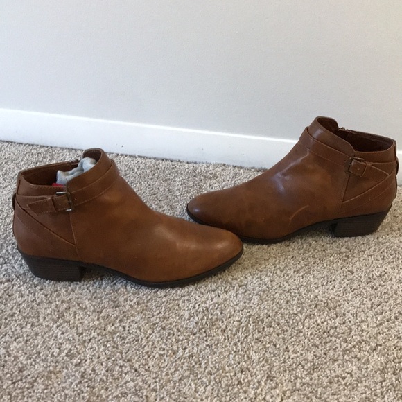 Womens Brown Booties - Picture 3 of 5
